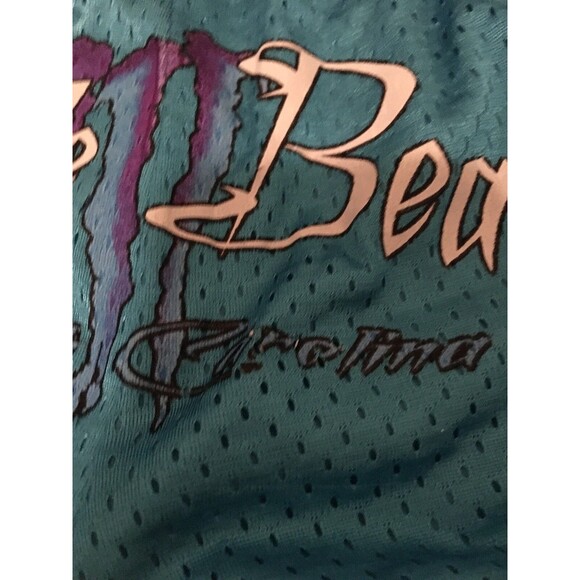 EXIST Women's Juniors Mesh Mini Shorts Active MYRTLE BEACH S.C. Size L Blue - Picture 12 of 12